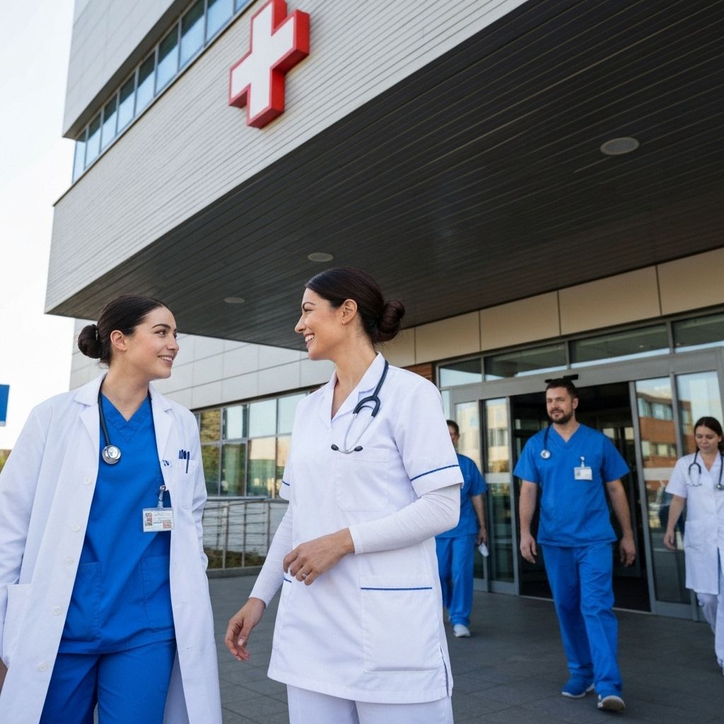 Modern hospital facility
