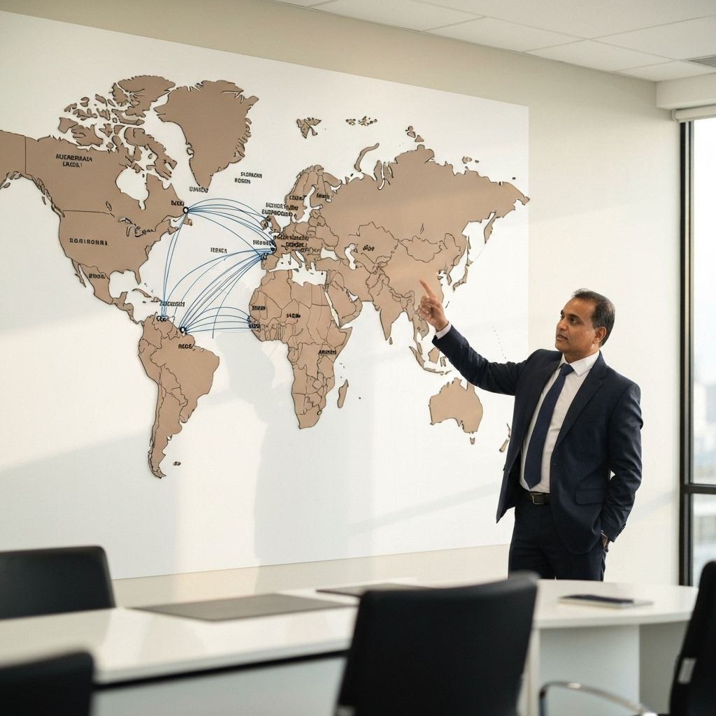 Global travel network